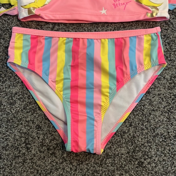 Betsey Johnson Girls Unicorn Swimwear 2 piece Large NWT - Picture 3 of 5